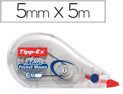 Corrector de cinta Tipp-Ex mini mouse 5mm.x6m.